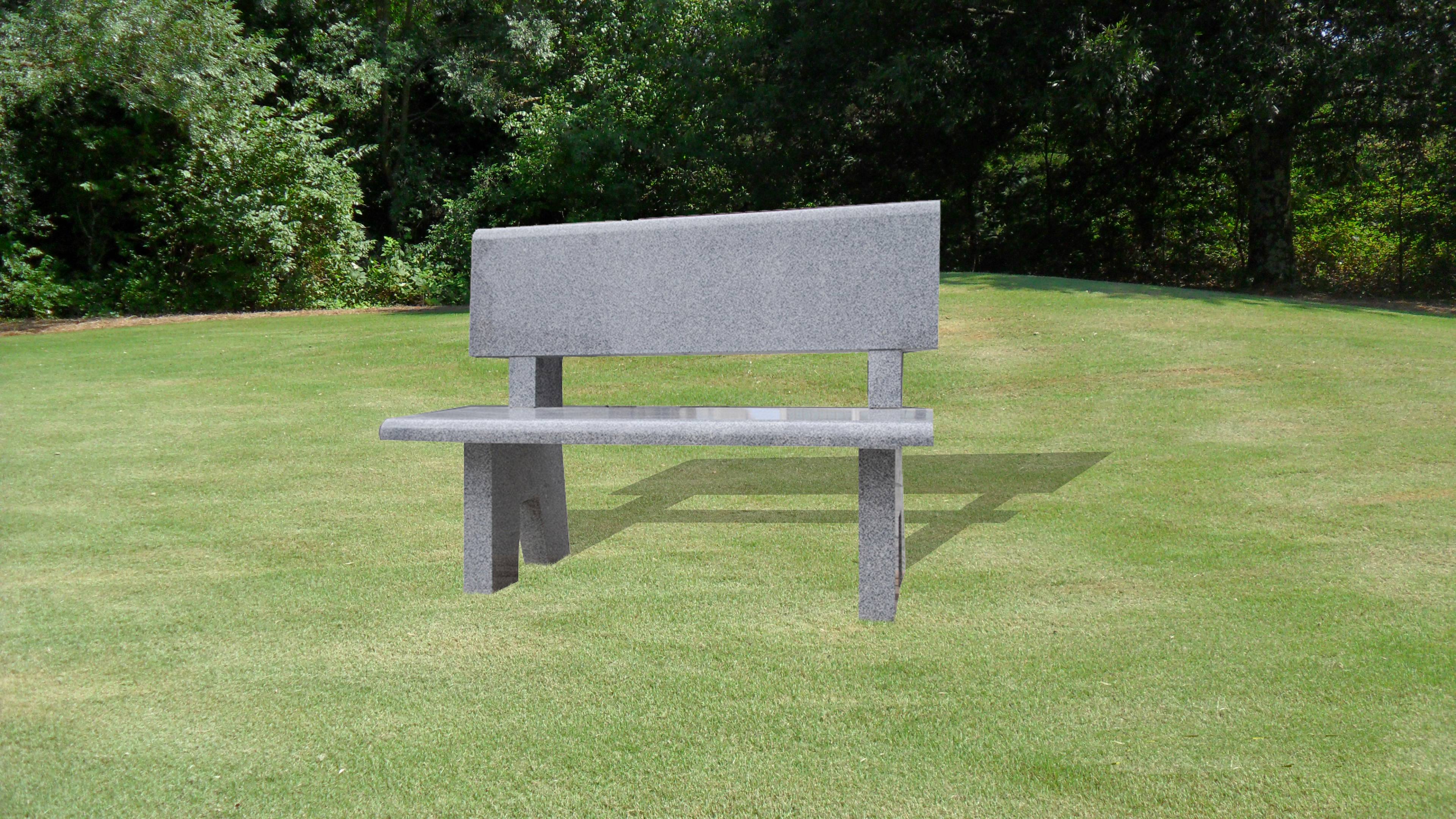 Bench with Flat Back