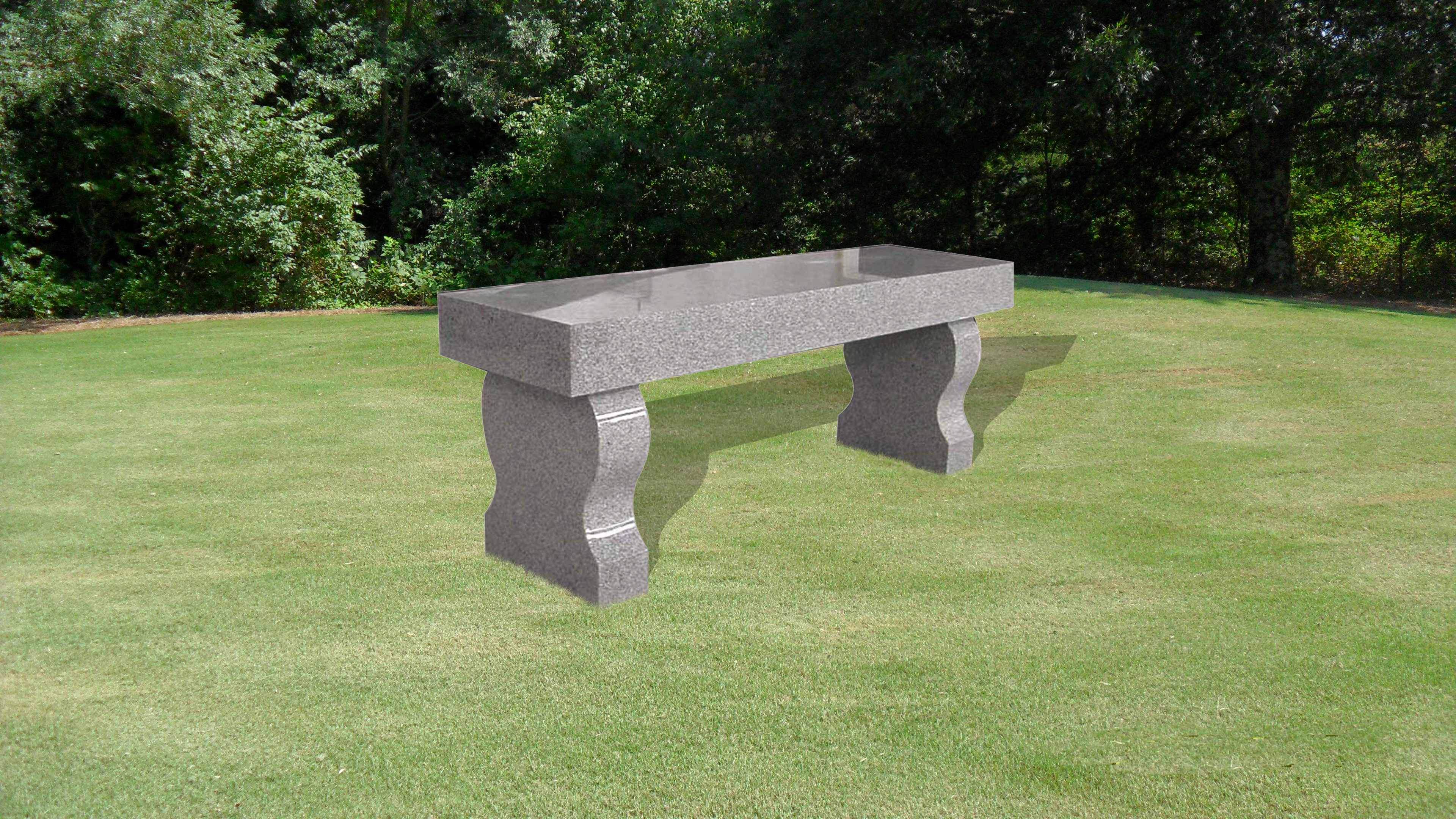 Bench with Straight Seat