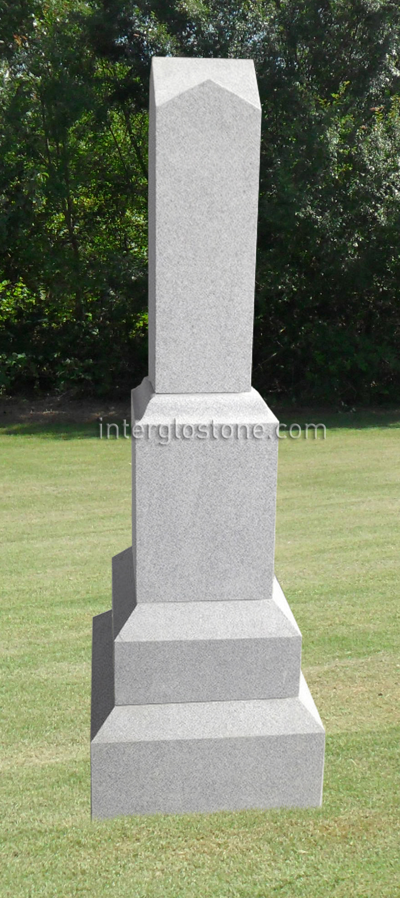 Double Roof Top Headstone