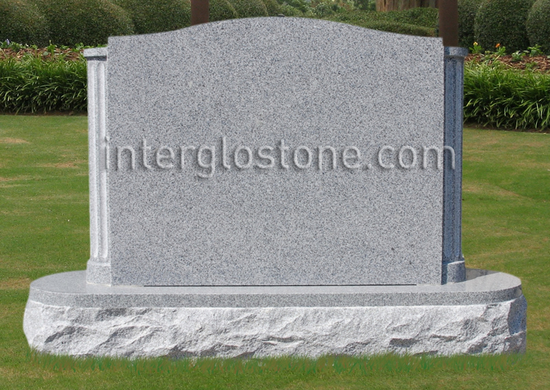 Fluted Columns Headstone