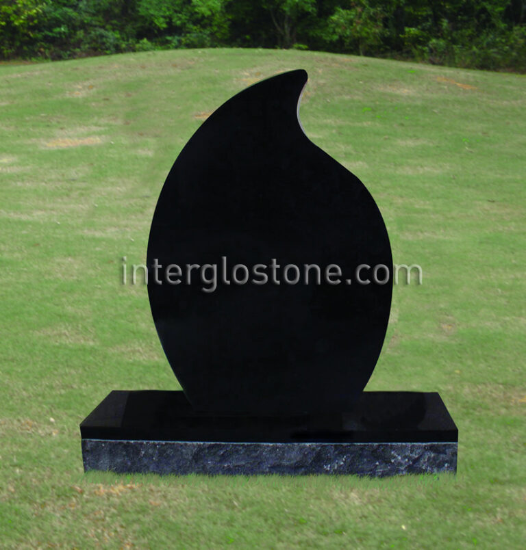 Tear Drop Headstone – Interglo Stone