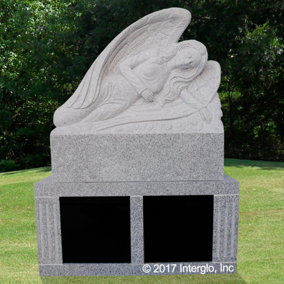angel-on-clouds-headstone-on-base-unit-2