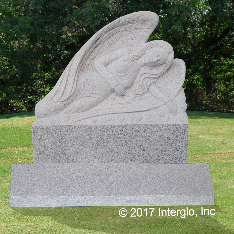 single-angel-on-clouds-small-headstone