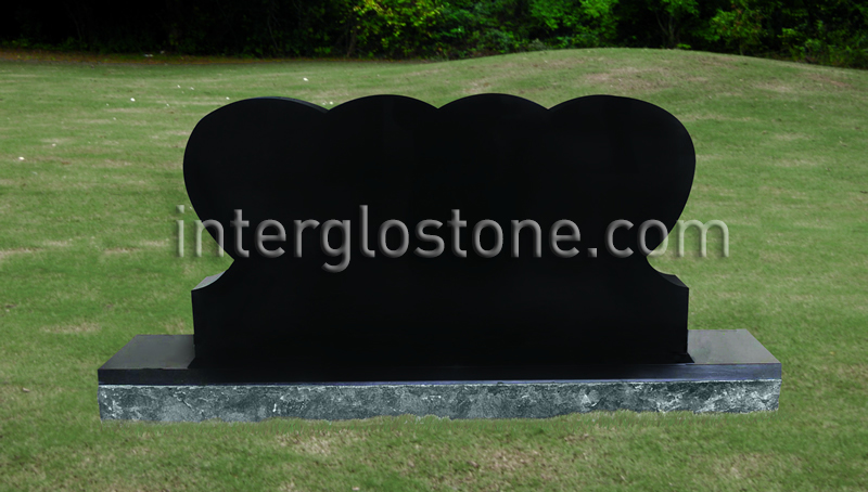 double-heart-headstone