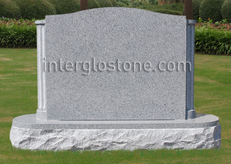 fluted-columns-headstone