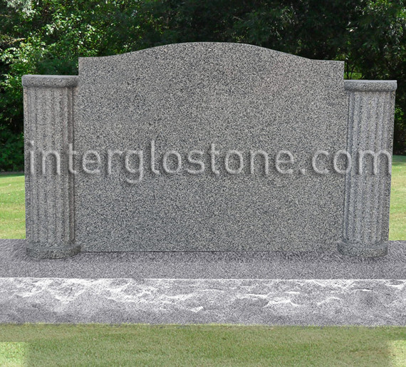 fluted-columns-2-headstone