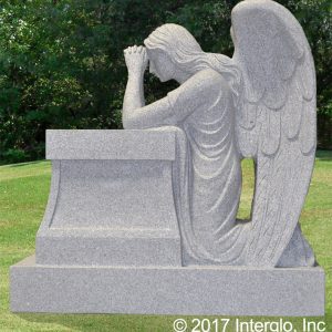 kneeling-angel-on-pedestal-headstone