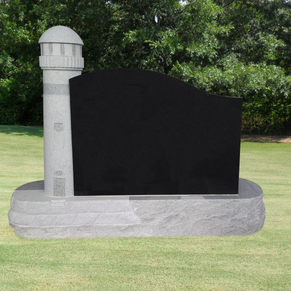 lighthouse-headstone
