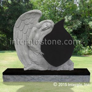 single-angel-tear-drop-headstone