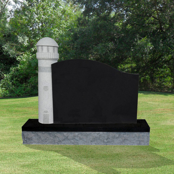 small-lighthouse-headstone