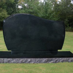 Wave Top Headstone