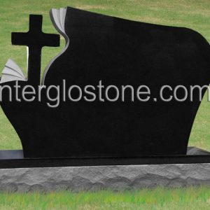 wave-with-carved-cross-headstone